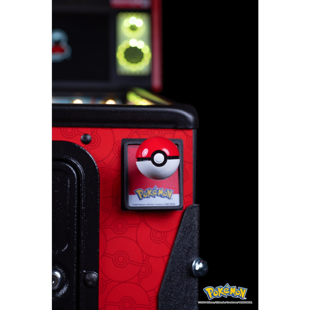 Official Stern Pokémon Poké Ball pinball shooter knob accessory